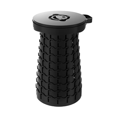 LOCKLGFMCZ Campinghocker Klapphocker Teleskop-Klapphocker Tragbarer Hocker Klappstuhl Fußhocker Einfacher Einziehbarer Klappstühle(ZD007) von LOCKLGFMCZ