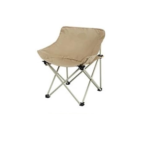 LOCKLGFMCZ Campingstuhl Quick Set Klappbare Strandstühle Faltbarer 64cm breiter Gartenstuhl Outdoor Reise Wanderung Picknickstuhl Klappstühle(Khaki) von LOCKLGFMCZ