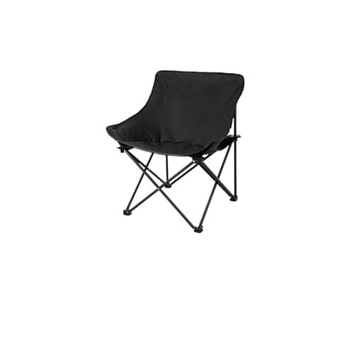 LOCKLGFMCZ Campingstuhl Quick Set Klappbare Strandstühle Faltbarer 64cm breiter Gartenstuhl Outdoor Reise Wanderung Picknickstuhl Klappstühle(schwarz) von LOCKLGFMCZ
