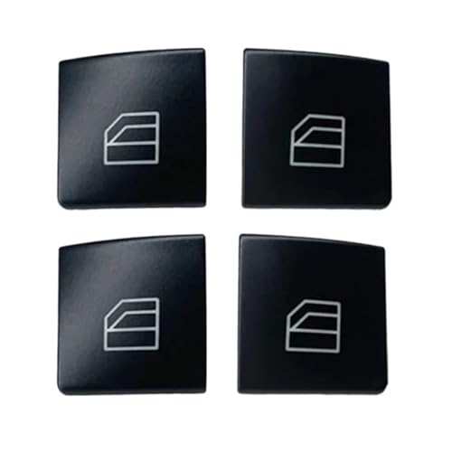 LOCKLGFMCZ Fensterheberschalter-Tastenabdeckung Passend for Mercedes Benz CLA GLE GLS-Klasse Auto-Ersatzzubehör ReparaturwerkzeugW117 Fahrzeug-Bedientasten(4 pcs) von LOCKLGFMCZ