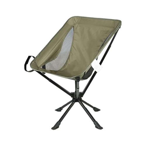 LOCKLGFMCZ Klappbarer Campingstuhl, Rucksackreisen, tragbarer, leichter Drehstuhl for Strandangeln mit Tragetasche for Picknicks im Freien und Wandern Klappstühle(02) von LOCKLGFMCZ
