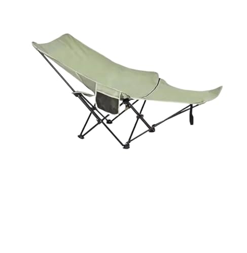 LOCKLGFMCZ Klappbarer Loungesessel for den Außenbereich mit Fußstütze, Liegestuhl, Angel- und Strandstuhl, verstellbarer Winkel for Garten, Rasen, Terrasse Klappstühle(Khaki) von LOCKLGFMCZ