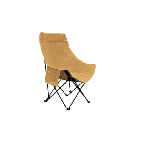 LOCKLGFMCZ Moon Chair Outdoor Klappbarer Campingstuhl Multifunktionaler Haushalt Tragbarer Angelhocker Mittagspausenstuhl Klappstühle(654-B) von LOCKLGFMCZ