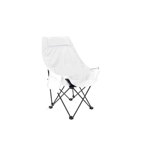LOCKLGFMCZ Moon Chair Outdoor Klappbarer Campingstuhl Multifunktionaler Haushalt Tragbarer Angelhocker Mittagspausenstuhl Klappstühle(654-C) von LOCKLGFMCZ