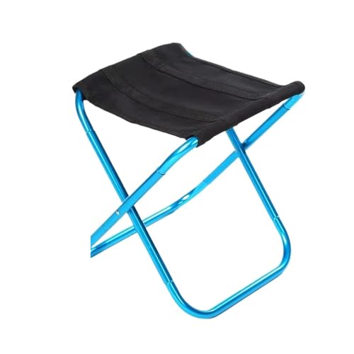 LOCKLGFMCZ Outdoor Aluminium Legierung Tragbare Falten Picknick Camping Hocker MIni Lagerung Angeln Stuhl Ultraleicht Möbel Klappstühle(01) von LOCKLGFMCZ