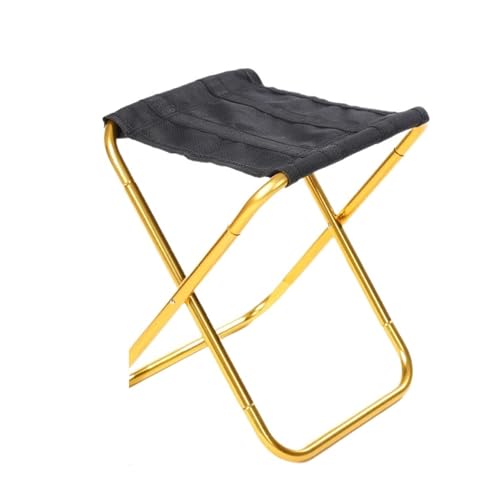 LOCKLGFMCZ Outdoor Aluminium Legierung Tragbare Falten Picknick Camping Hocker MIni Lagerung Angeln Stuhl Ultraleicht Möbel Klappstühle(01) von LOCKLGFMCZ