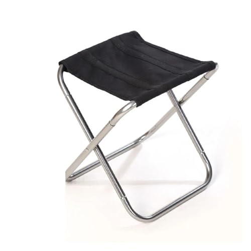 LOCKLGFMCZ Outdoor Aluminium Legierung Tragbare Falten Picknick Camping Hocker MIni Lagerung Angeln Stuhl Ultraleicht Möbel Klappstühle(02) von LOCKLGFMCZ