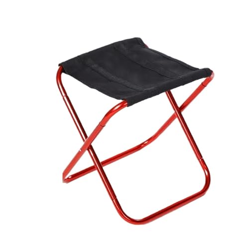 LOCKLGFMCZ Outdoor Aluminium Legierung Tragbare Falten Picknick Camping Hocker MIni Lagerung Angeln Stuhl Ultraleicht Möbel Klappstühle(03) von LOCKLGFMCZ
