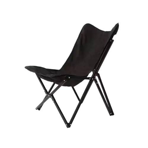 LOCKLGFMCZ Outdoor Camping Klapp Lounge Stuhl Aluminium Legierung Schmetterling Campingplatz Lazy Tragbare Klappstühle(Wit) von LOCKLGFMCZ