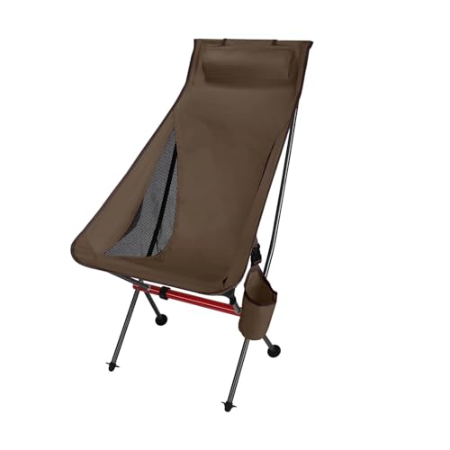 LOCKLGFMCZ Outdoor Camping Ultraleicht Klappstuhl Reisestuhl Angeln BBQ Wandern Starke Hohe Tragkraft 150kg Strand Oxford Tuch Angelstuhl Klappstühle(Army green) von LOCKLGFMCZ