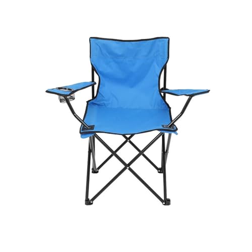 LOCKLGFMCZ Outdoor Faltbarer Angelstuhl mit Sessel Camping Klappstuhl Strandstuhl Bequemer Klappstühle(schwarz) von LOCKLGFMCZ