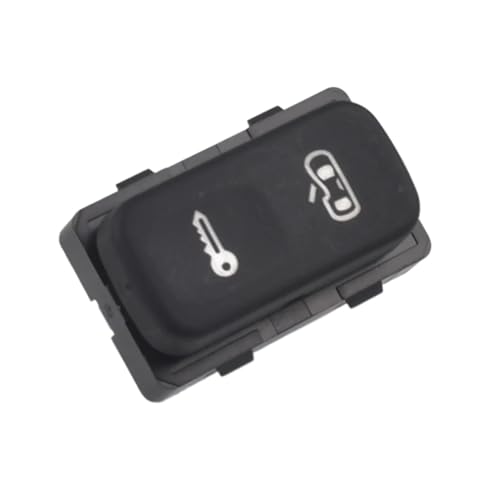 LOCKLGFMCZ Schwarzer Schalterknopf for das zentrale Türschlosssystem passend for Skoda Octavia Mk2 Yeti 2004–2009 2010 2011 2012 2013 1Z0962125A Fahrzeug-Bedientasten von LOCKLGFMCZ