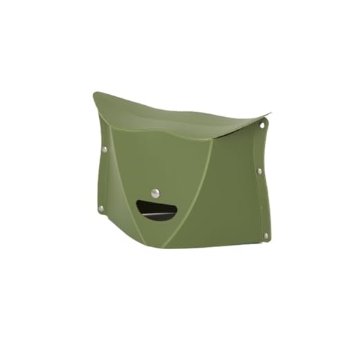 LOCKLGFMCZ Tragbarer Klapphocker – Kompakter Ministuhl for Reisen, Camping & Zuhause Klappstühle(Olive green) von LOCKLGFMCZ