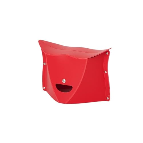 LOCKLGFMCZ Tragbarer Klapphocker – Kompakter Ministuhl for Reisen, Camping & Zuhause Klappstühle(Red) von LOCKLGFMCZ