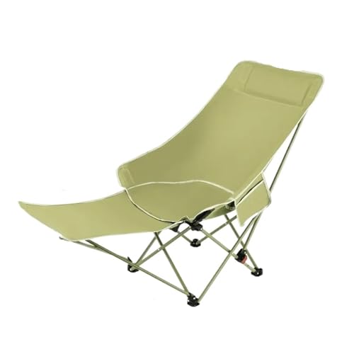 LOCKLGFMCZ Tragbarer Klappstuhl for den Außenbereich mit Fußstütze und Aufbewahrungstasche – Leichter Camping-Picknick-Strandsitz Klappstühle(3-With leg support) von LOCKLGFMCZ