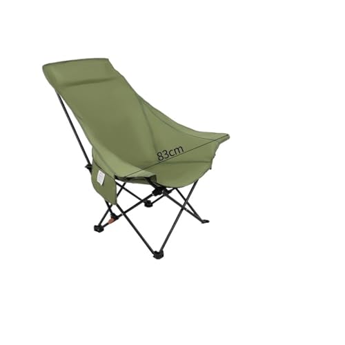 LOCKLGFMCZ Tragbarer Klappstuhl for den Außenbereich mit hoher Rückenlehne aus 600D Oxford-Stoff, Mondstühle, Naturwanderung, Camping, Picknick, Angeln, Strand, Entspannungsstuhl Klappstühle(Green M) LOCKLGFMCZ Tragbarer Klappstuhl for den Außenbereich mit hoher Rückenlehne aus 600D Oxford-Stoff, Mondstühle, Naturwanderung, Camping, Picknick, Angeln, Strand, Entspannungsstuhl Klappstühle(Green M) von LOCKLGFMCZ
