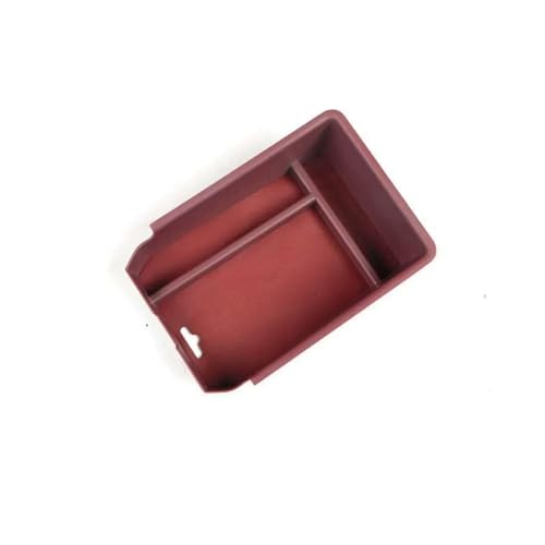 LOCKMEIHUA Für B&MW X3 X4 Ix3 G01 G02 G08 2018-2024 Auto Armlehne Aufbewahrungsbox Zentrale Aufbewahrungsbox Fonly Armlehnenbezüge für Autos(Red) von LOCKMEIHUA