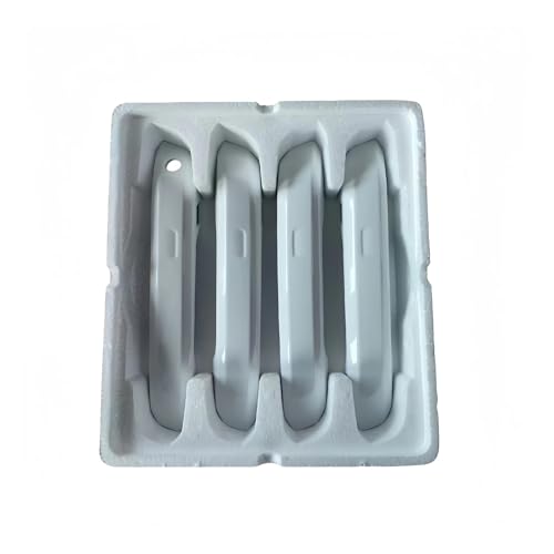 LOCKMEIHUA Türgriffabdeckung Für A*UDI Für A4 A5 S5 S4 B9 Q5 Türgriffabdeckung (White Chrome,Left Front) von LOCKMEIHUA