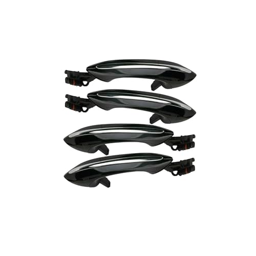 LOCKMEIHUA Türgriffabdeckung Für B&MW Für F07 F10 F01 OE Schwarz Komfort Zugang Außentür Griff Vorne Hinten L/R (Champagne Color,Front 5121723193) von LOCKMEIHUA