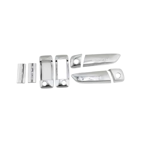 LOCKMEIHUA Türgriffabdeckung Für Hiace Commuter 2008 2009 2010 2011 2012-2018 Chrom Silber Türgriff Abdeckung Auto Dekoration Zubehör von LOCKMEIHUA