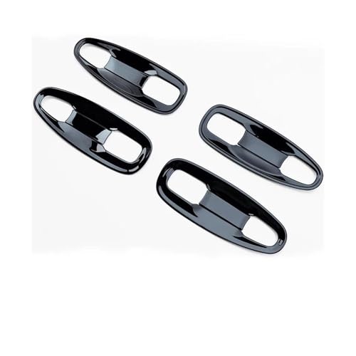 LOCKMEIHUA Türgriffabdeckung Für Land Cruiser Prado 150 Lc150 2010-2021 Edelstahl Auto Türgriff Aussehen Upgrade Dekorative Zubehör (Black Bottom) von LOCKMEIHUA