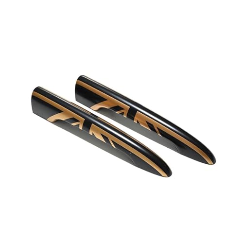 LOCKMEIHUA Türgriffabdeckung Für M&ini Für JCW Für F54 R55 Dekoration Auto Kofferraum Hintertürgriff Aufkleber Abdeckung Zubehör 2 Teile/Satz (Gold Jack,R55) von LOCKMEIHUA