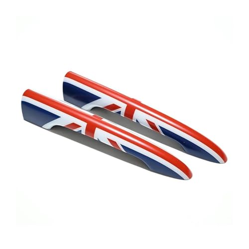 LOCKMEIHUA Türgriffabdeckung Für M&ini Für JCW Für F54 R55 Dekoration Auto Kofferraum Hintertürgriff Aufkleber Abdeckung Zubehör 2 Teile/Satz (Union Jack,R55) von LOCKMEIHUA