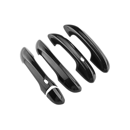 LOCKMEIHUA Türgriffabdeckung Für MG Für 4 EV Mulan 2022 2023 2024 LHD Türgriffabdeckung Ziergriffe Aufkleber Dekoration Abdeckung Styling Zubehör (Black) von LOCKMEIHUA