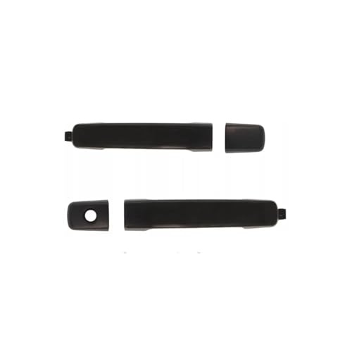 LOCKMEIHUA Türgriffabdeckung Für N&issan Für NAVARA 2005-2015 D40 NP300 2005-2012 1 Stück 2 Stück Außentürgriff Chrom Und Schwarz Glatte Oberfläche (Front Right) von LOCKMEIHUA