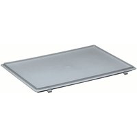 Scharnierdeckel Polypropylen L300xB200mm grau für Transportstapelkasten Scharnierdeckel Polypropylen L300xB200mm grau für Transportstapelkasten von LOCKWEILER