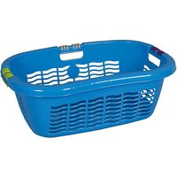 Lockweiler - Wäschekorb Ergo mit Softgriff 65 l 65x45x25cm blau von LOCKWEILER