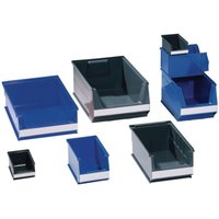 Sichtlagerkasten L350/300xB210xH200mm PE-Regenerat grau von LOCKWEILER