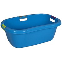 Wäschewanne Ergo mit Softgriff 65 l 65x45x25cm blau von LOCKWEILER