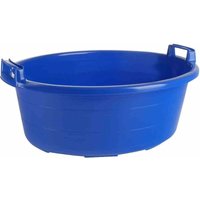 Wanne oval 65 cm/40 l blau hochstehende Griffe von LOCKWEILER
