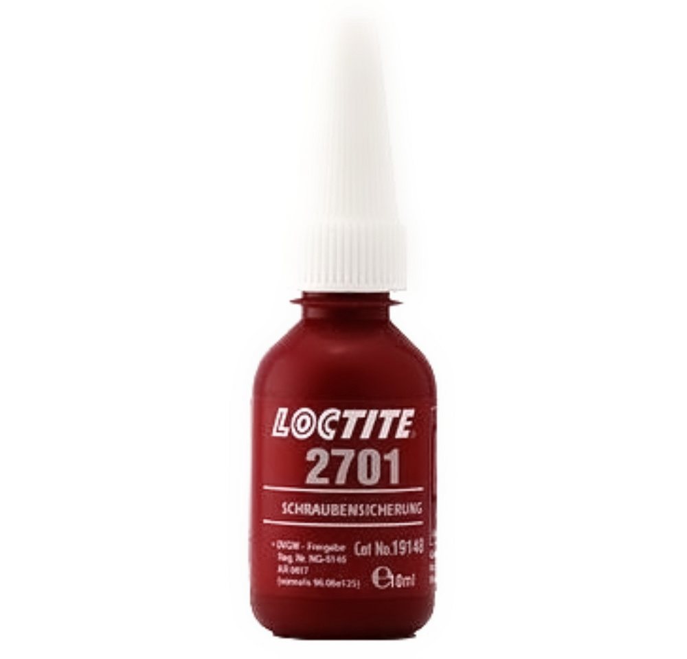 LOCTITE Schraube Loctite Schraubensicherung 2701" 10ml Flasche 10ml Flasche rot weiß ca LOCTITE Schraube Loctite Schraubensicherung 2701" 10ml Flasche 10ml Flasche rot weiß ca von LOCTITE