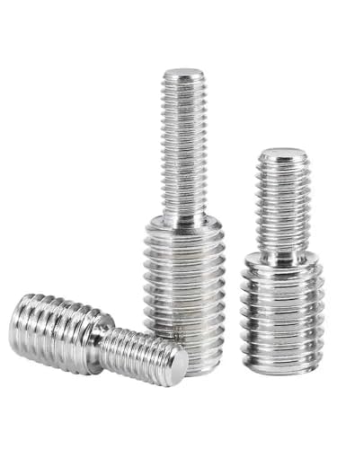 1/2/5 Stück 304 Edelstahl-Adapter Stecker auf Stecker Umwandlung Doppelkopf-Übertragungsschraube Bolzen M3 M4 M5 M6 M8 M10 M12 M14 M16 bis M20 Vollständiger Thread (Size : M4x10-M6x10(3pcs)) von LOEASE