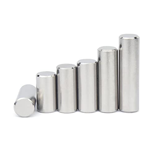 LOEASE 10 Teile/los 304 Edelstahl Zylinderstift Ortung Dübel M5 M6 (Size : M5, Color : 5mm x10pcs) von LOEASE