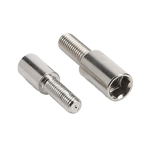 LOEASE 2 Stück M6 M8 M10 M12 Innensechskant-Zylinderschraube Verbindungsschraube Langschwanz-verdickte Zylinderschraube Pneumatische Mutter (Size : M6-2pcs) von LOEASE