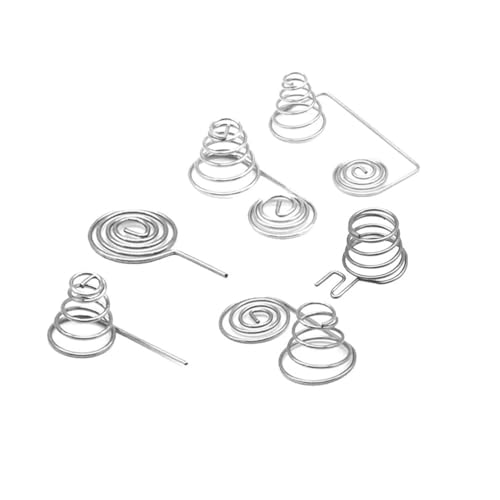 LOEASE 5 Stück AA-Batterien, Negative und Positive Spulen, Federkontaktplatte, Nickeldrahtfeder (Color : 5PCS, Size : FW-DCTH5FZ12X26) von LOEASE