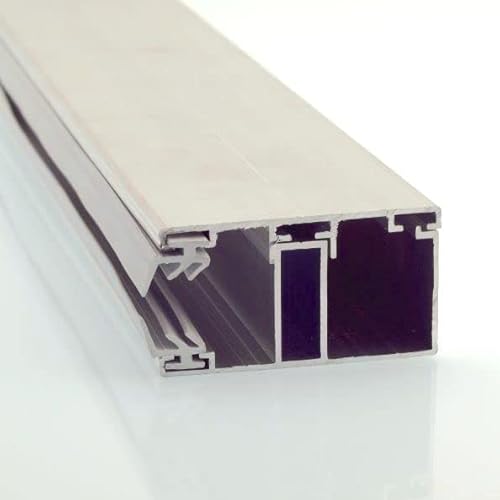 Löffert® Randprofil Alu/Alu | 2000 mm | Aluminium-Profile & Zubehör für 16mm Stegplatten Polycarbonat HKP von Löffert