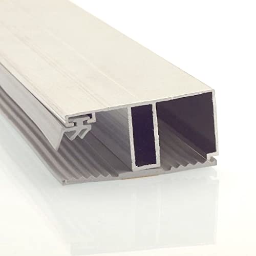Löffert® Randprofil Alu/Gummi | 4500 mm | Aluminium-Profile & Zubehör für 16mm Stegplatten Polycarbonat HKP von Löffert