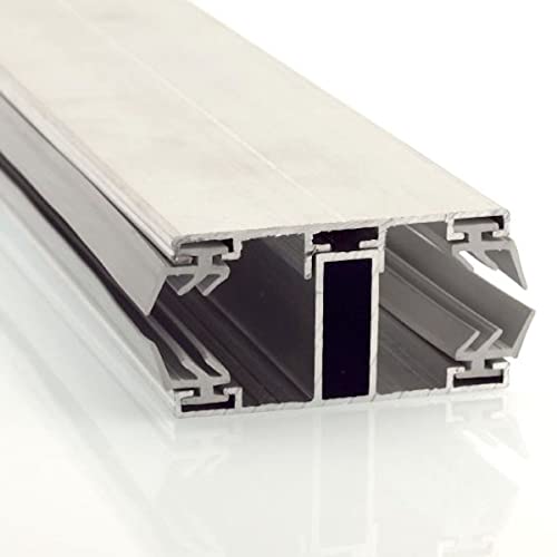 Löffert® Verbindungsprofil Alu/Alu | 2000 mm | Aluminium-Profile & Zubehör für 16mm Stegplatten Polycarbonat HKP von Löffert