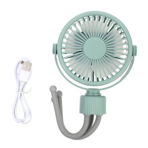 LOEFLIFA 1 Satz Mini Handventilator USB Wiederaufladbar Tragbarer Faltventilator für Reisen Camping Outdoor Leicht Kompakt mit Geschwindigkeitsstufen für Heiße Sommertage von LOEFLIFA