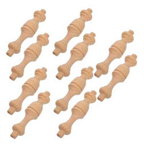 LOEFLIFA 12 Stück Teiliges Miniatur Säulen aus Massivem Holz Natürliche Maserung Robuste Holzspindeln für Dekorative Geländer Möbelverzierungen und DIY Projekte im Europäischen Stil LOEFLIFA 12 Stück Teiliges Miniatur Säulen aus Massivem Holz Natürliche Maserung Robuste Holzspindeln für Dekorative Geländer Möbelverzierungen und DIY Projekte im Europäischen Stil von LOEFLIFA