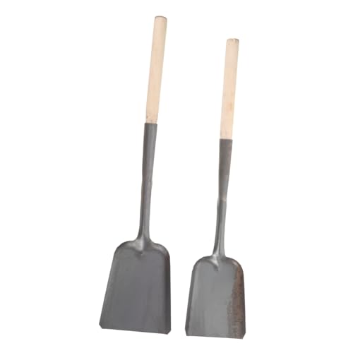 LOEFLIFA 2 Stück Kamin und Gartenreinigungsschaufel Teilig Praktische Ascheschaufel aus Robustem Material für Kamin Grill und Garten Vielseitig Einsetzbar Platzsparend und Effizient von LOEFLIFA