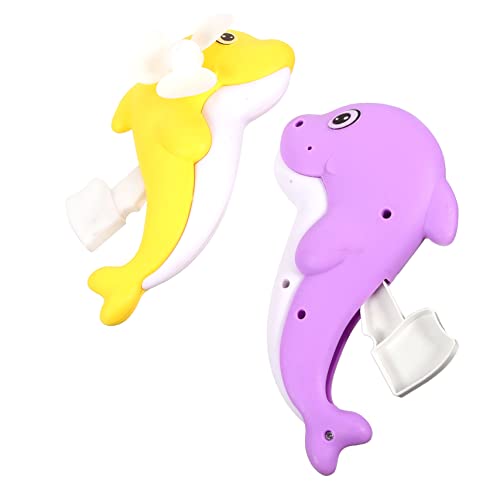 LOEFLIFA 2 Stück Mini Handventilator im Delfin Design Lustige Sommer Spielzeuge für Manuell Betrieben für Reisen und Freizeit Zufällige Farben Zufällige Farbe Zufällige Farbe von LOEFLIFA