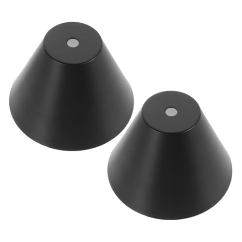 LOEFLIFA 2 Stück Vintage Lampenschirm aus für Tischlampen Dekorativer Lampenschirm für Schlafzimmer Wohnzimmer und Einfache Installation und Langlebiges Design Schwarz von LOEFLIFA