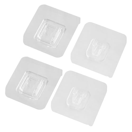 LOEFLIFA 20 Sätze Doppelseitige Selbstklebende Wandhaken für Steckdosenhalterung Transparent Montagefrei Extra Stark Haftend Geeignet für Router Regale Fernbedienungen und Leichte LOEFLIFA 20 Sätze Doppelseitige Selbstklebende Wandhaken für Steckdosenhalterung Transparent Montagefrei Extra Stark Haftend Geeignet für Router Regale Fernbedienungen und Leichte von LOEFLIFA