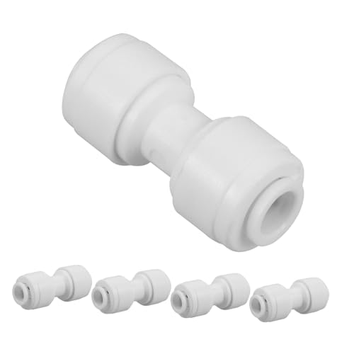LOEFLIFA 5 Stück Teiliges Kunststoff Wasserfilter Adapterset Push in Steckverbinder für Wasserreiniger und Ro Umkehrosmoseanlagen Einfache Montage Vielseitige Rohrverbindung Langlebige LOEFLIFA 5 Stück Teiliges Kunststoff Wasserfilter Adapterset Push in Steckverbinder für Wasserreiniger und Ro Umkehrosmoseanlagen Einfache Montage Vielseitige Rohrverbindung Langlebige von LOEFLIFA