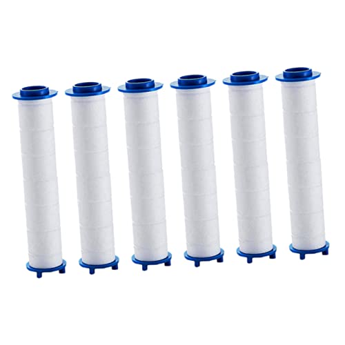 LOEFLIFA 6 Stück Ersatzfilter für Duschkopf Hochdruck Wasserfilter aus PP Baumwolle Filterpatronen für Effektive Wasseraufbereitung Hochwertige Filter für Gesunde Haut und Haare von LOEFLIFA